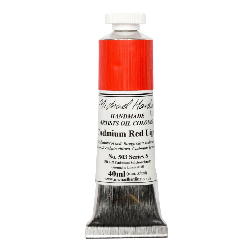 Michael Harding Cadmium Red Light Oil Colour : 40Ml
