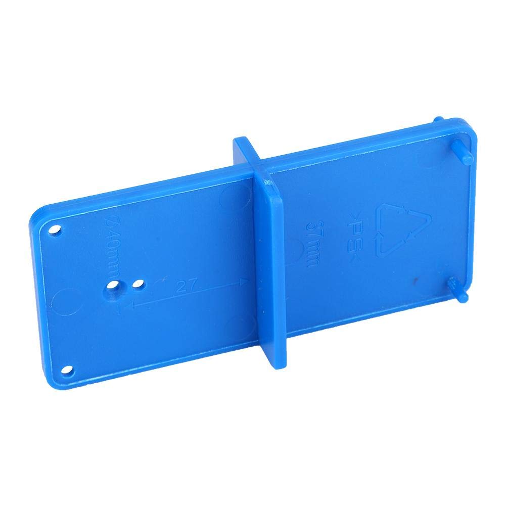 2pcs Hinge Hole Jig Template Hinge Hole Drill Guide Locator for Door Cabinet Assemble