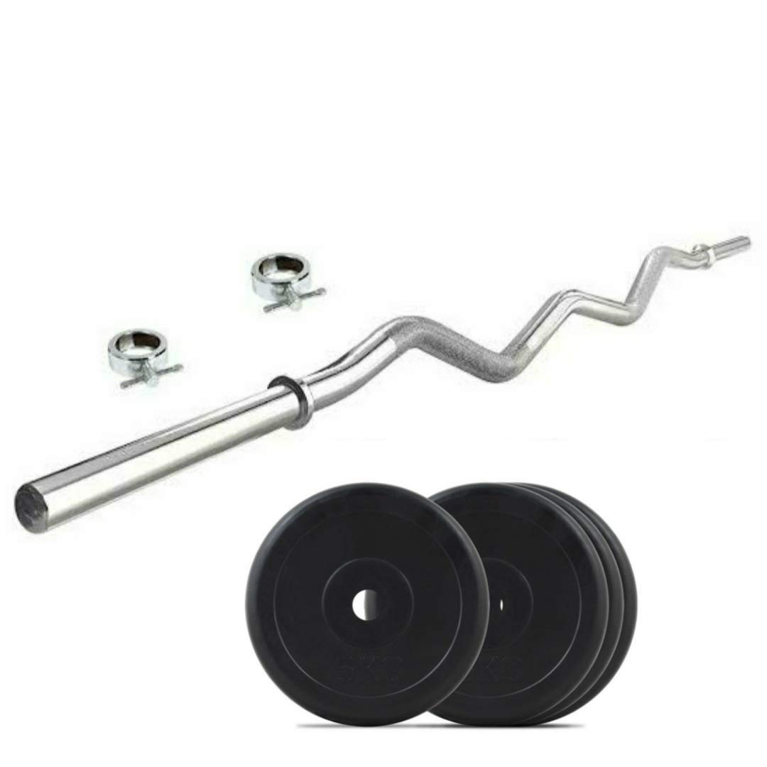SX Fitness Home Gym Combo 10Kg Rubber Weight Plates (5 Kg X 2) with Curl Rod and 2 Locks for Weight Lifting & Exercise (B08MWDKFR5) Amazon Price History, Amazon Price Tracker