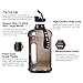 2.2L Half Gallon and 1.3L 550ml Big Capacity Large Water Bottle Water Jug Container BPA Free Plastic with Carrying Loop Leakproof Water Bottle for Fitness Camping Training Bicycle Gym Outdoor Sports