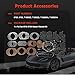 Yeedaky 6F50 6F55 Auto Transmission Master Rebuild Kit Fit for Explorer Flex Edge Taurus X Fit for Continental MKZ MKS MKT MKX 2 2007-2020