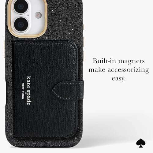 Image of kate spade new york iPhone 17 Case - Crystal Pave Nightfall | Compatible with MagSafe - Lightweight Designer Case for iPhone 17 with Anti-Scratch Coating and Crystal Pave Nightfall Design