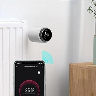 Smart Thermostat Heizkörperventil, Für Tuya Für Zigbee Programmierbares Ventil Thermostatkopf Heizung Temperaturregler Kompatibel Für Alexa Voice