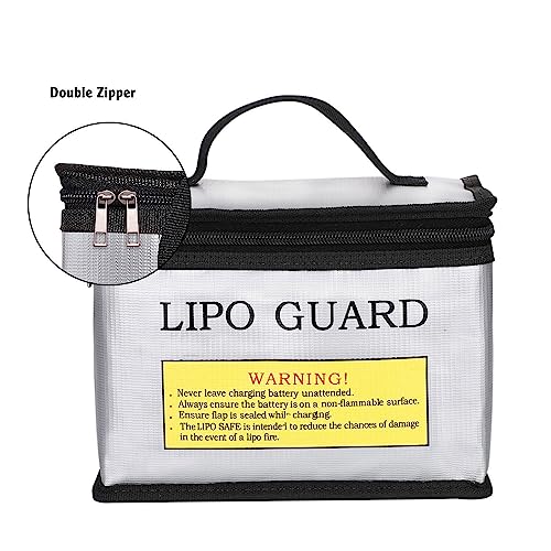 Neekare Lipo Bag, Portable Fireproof Explosionproof Lipo Battery Safe Charging Safety Bag For Lipo Battery Storage And Charging(210 * 150 * 150Mm) #TOP1