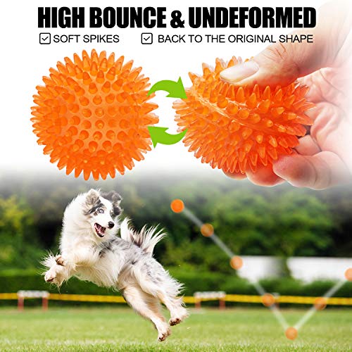 Dog-Balls-Squeaky-Small-Dog-Toys-Puppy-Toys-Dog-Chew-Toy-for-Small-Medium-Dogs-Interactive-Durable-Toys-Chewing-Cleaning-Teeth-Rubber-Dog-Ball-Pet-Teething