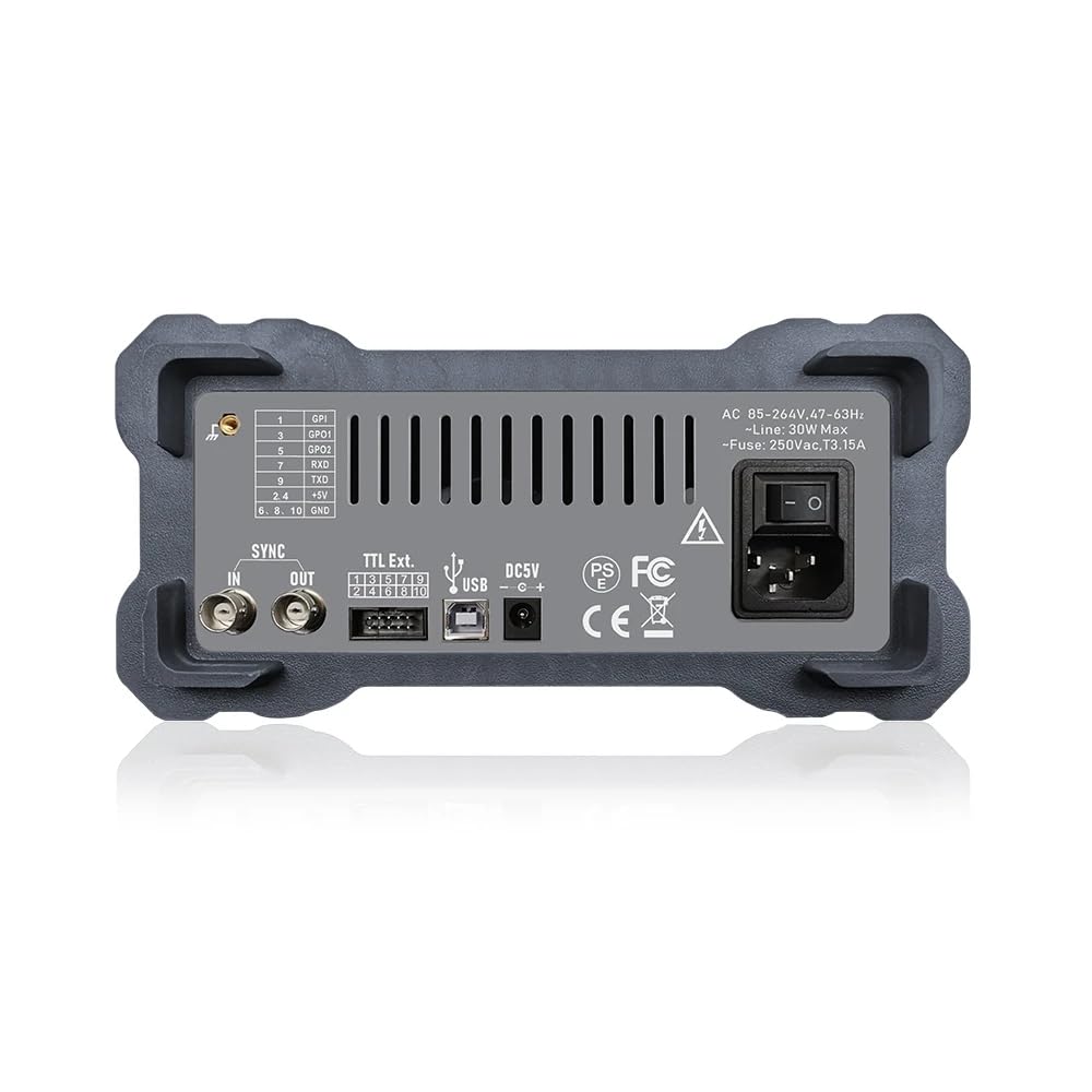 BEINME PSG9080 Programmable Digital DDS 2channel Frequency Function Signal Generator, gray