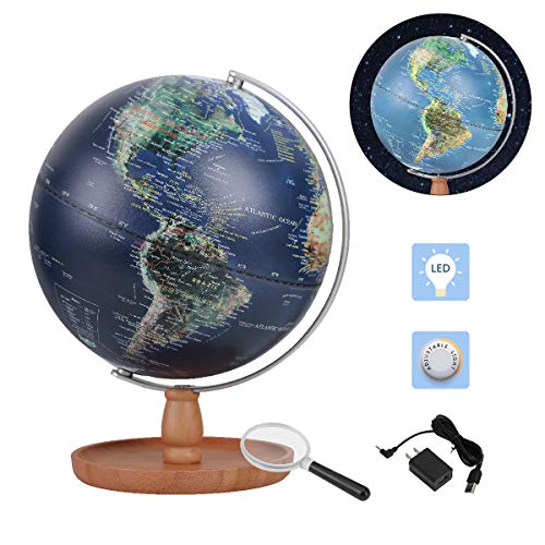 FUN GLOBE World Globe Desktop Education Geographic Interactive Earth Globes for Kids