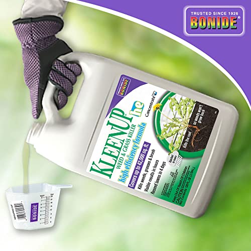 Bonide KleenUP Weed & Grass Killer High Efficiency Formula, 128 oz Concentrate, Fast-Acting Formula Kills Weeds & Roots - image 3