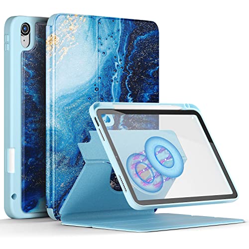 Housse iPad 10ème Génération 2022 Élégante Coque Magnétique Finition Embruns Marins de Qualité