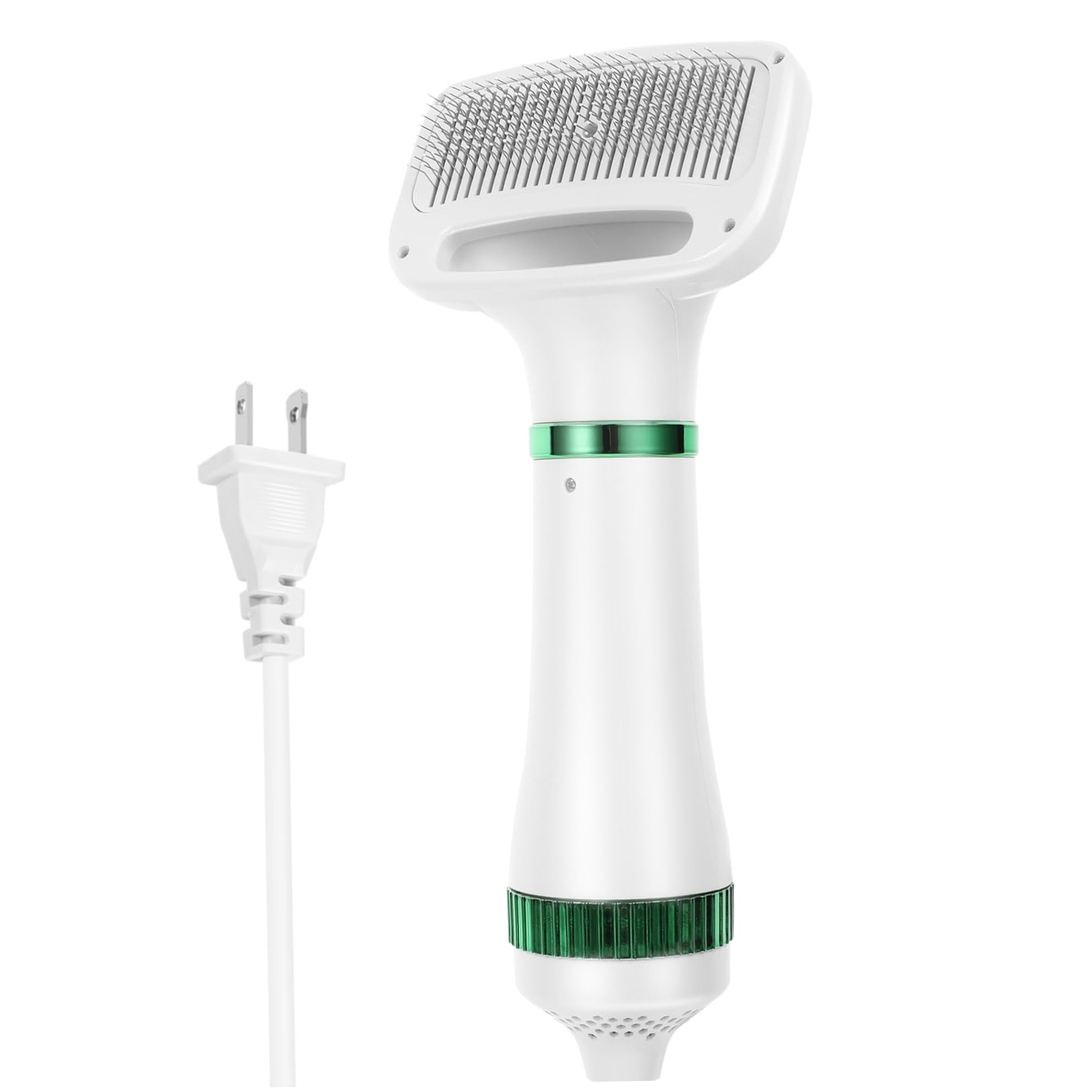 GALPADA 2 1 Pet Hair Dryer and Deshedding Brush with Adjustable Temperature Settings Ergonomic Pet Comb for Dogs and Cats for Spaces and Easy Grooming