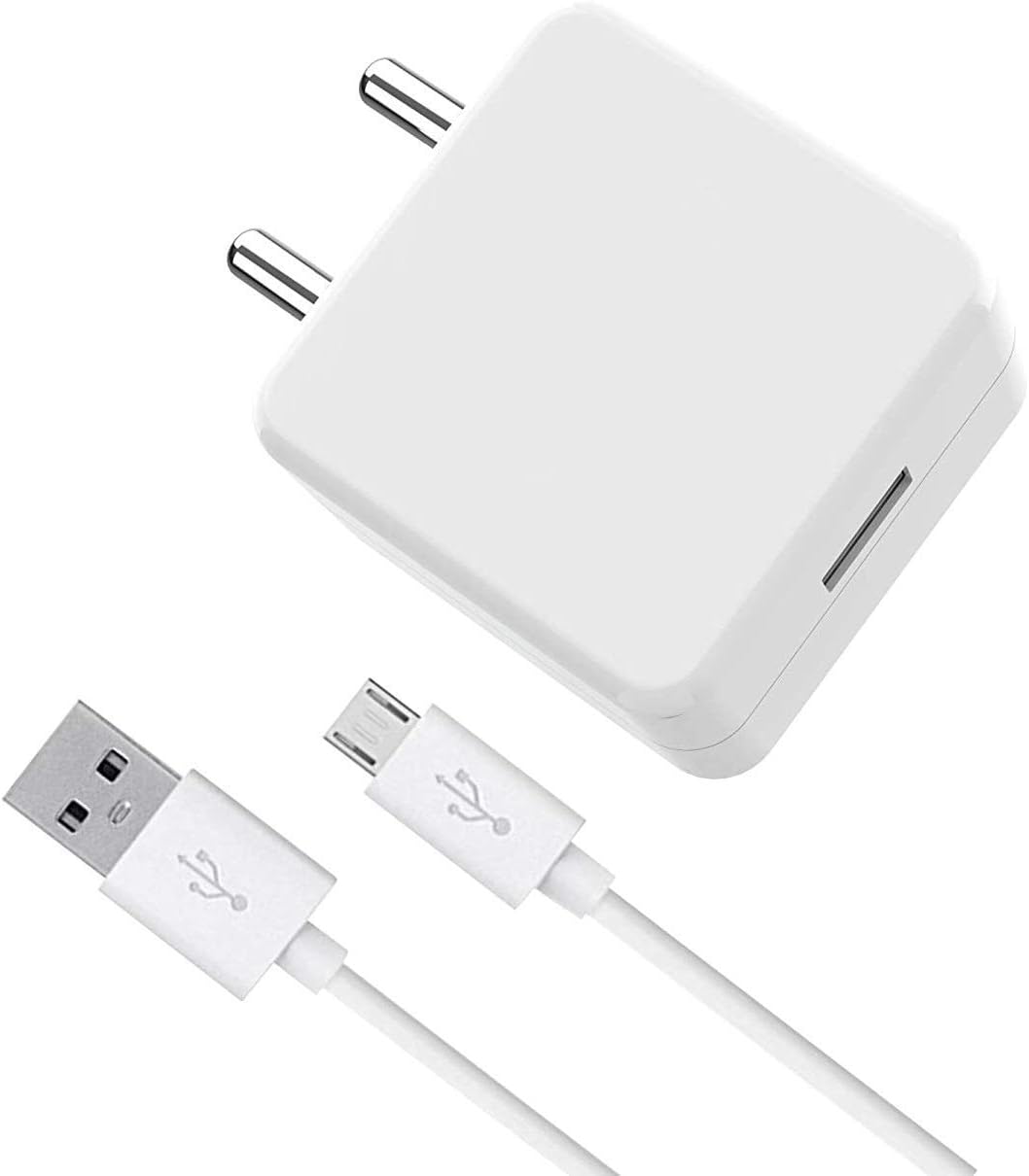 Shopdeal Charger For BlackBerry Curve 9220, BlackBerry Curve 3G 9300, BlackBerry Torch 9800, BlackBerry Torch 9860 Charger Original Adapter Like Mobile Charger | Wall Charger Fast Charging Android Smartphone Qualcomm 3.0 Charger | Travel Charger, Rapid, Dash, VOOC, AFC Charger,Hi Speed Rapid Fast Charger With 1.2m Micro Charging & Sync Usb Cable - (3.0, D4, White )