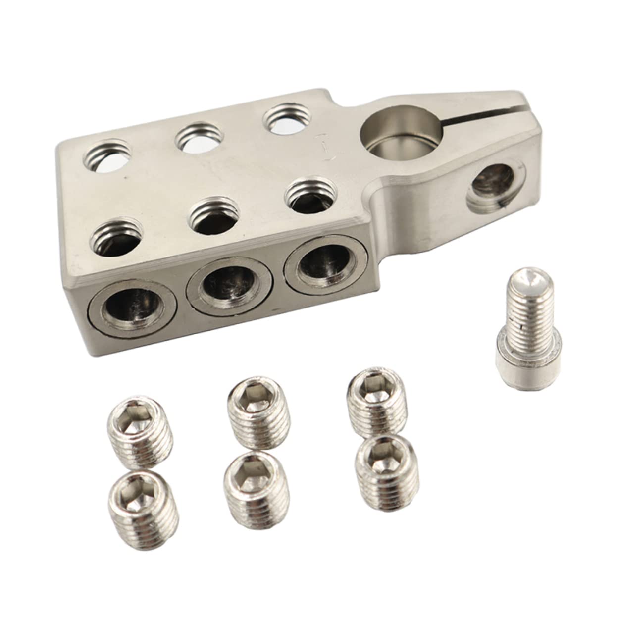 PartyKindom Connecteur de Borne de Batterie Automobile, Pince en Alliage de Zinc, Résistance la Corrosion, pour Voiture et Camion, 2/0 Awg