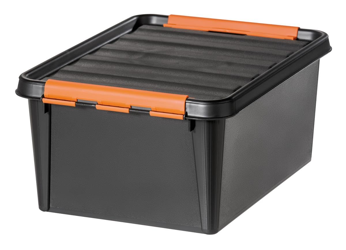 Smartstore Black Hammarplast Robust 7332462024717 Clipbox Box 14 Litre