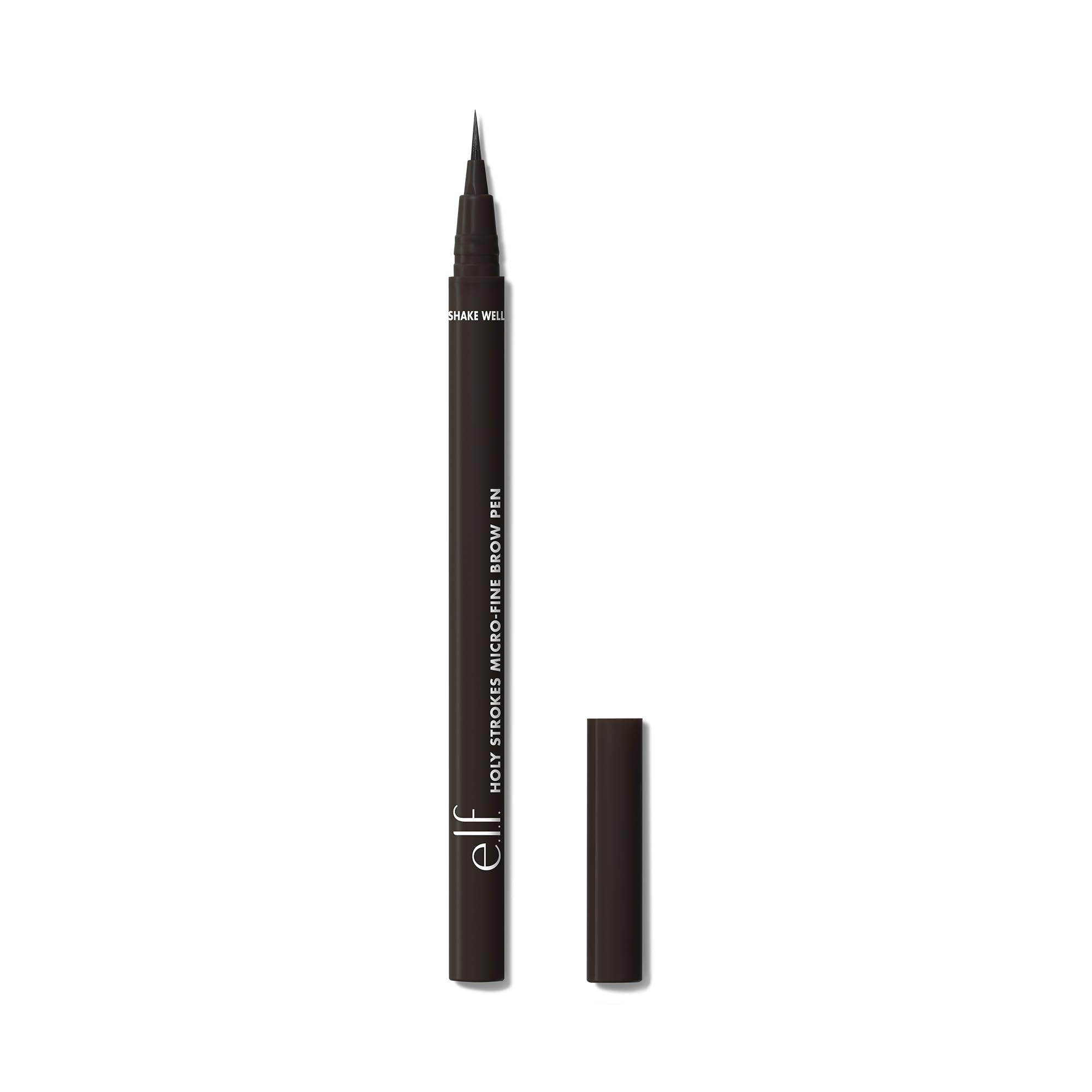 e.l.f. Holy Strokes Micro-Fine Brow Pen, Per Sopracciglia Dall'aspetto Naturale, Lunga Durata, Formula Waterproof, Resistente alle Sbavature, Vegano & Cruelty-Free, Espresso