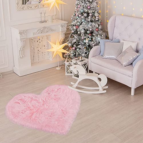 Tapete Decorativo Pequeño en Forma de Corazón 2.3ftx3ft miniatura 4