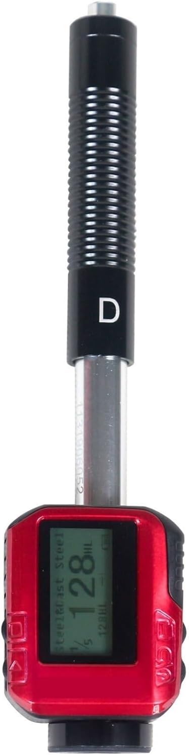 Hardness Tester, Portable Leeb Hardness Tester for Surface Hardened Components, Coatings, Thin Walled Measurement Durometer 0-999HL