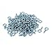 Aexit Jewelry Garden Quality Parts Vine Wire 1.7mm Thread Dia Eyelet Screw Eye Hook 100pcs Model:48as55qo225