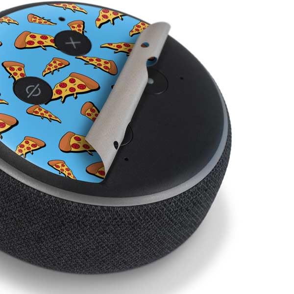 Skinit Decal Audio Skin Compatible with Amazon Echo Dot 3 - Officially Licensed Pizza Foodie Design