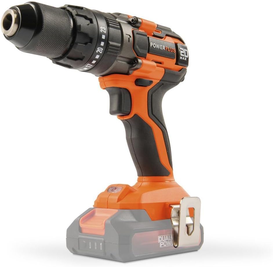 Taladro Atornillador de Impacto Powerplus POWDP15200 20V sin Batería ni Cargador