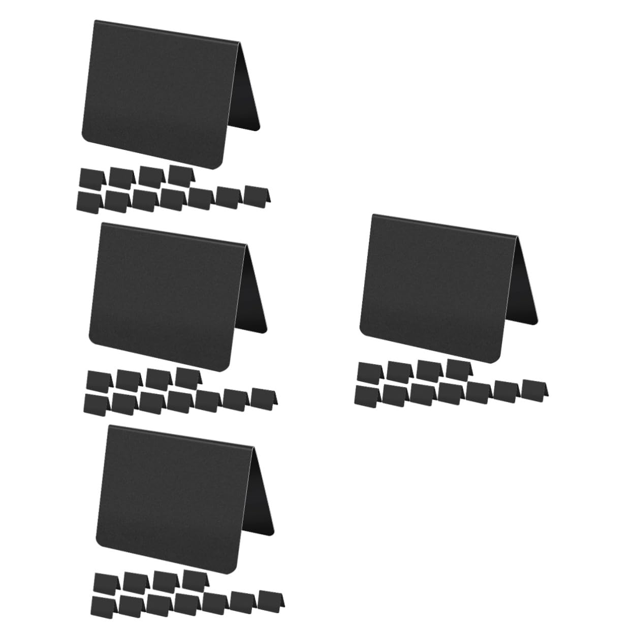 Uonlytech Price De Pizarra Señales Mensaje Mini Tableros De Tiza Para Comida Para Pequeño Cartel De Pizarra Mini Pizarras De Mesa De Polivinilo Negro 15 Piezas X 4