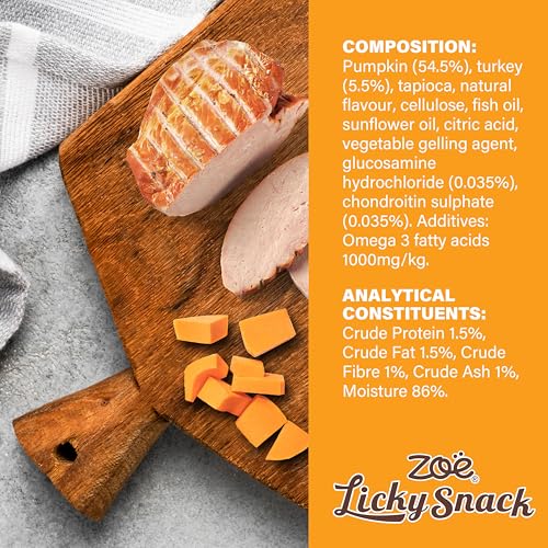 Zoë Licky Snack, Kürbis mit Pute, 85g