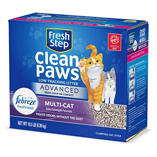 Fresh Step Advanced Clean Paws Multi Cat 18.5lb - 18.5 lb