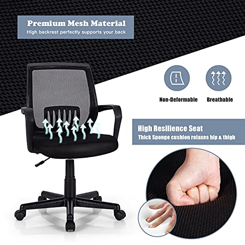Chaises de conférence exécutives en maille et siège de bureau pivotant - 7