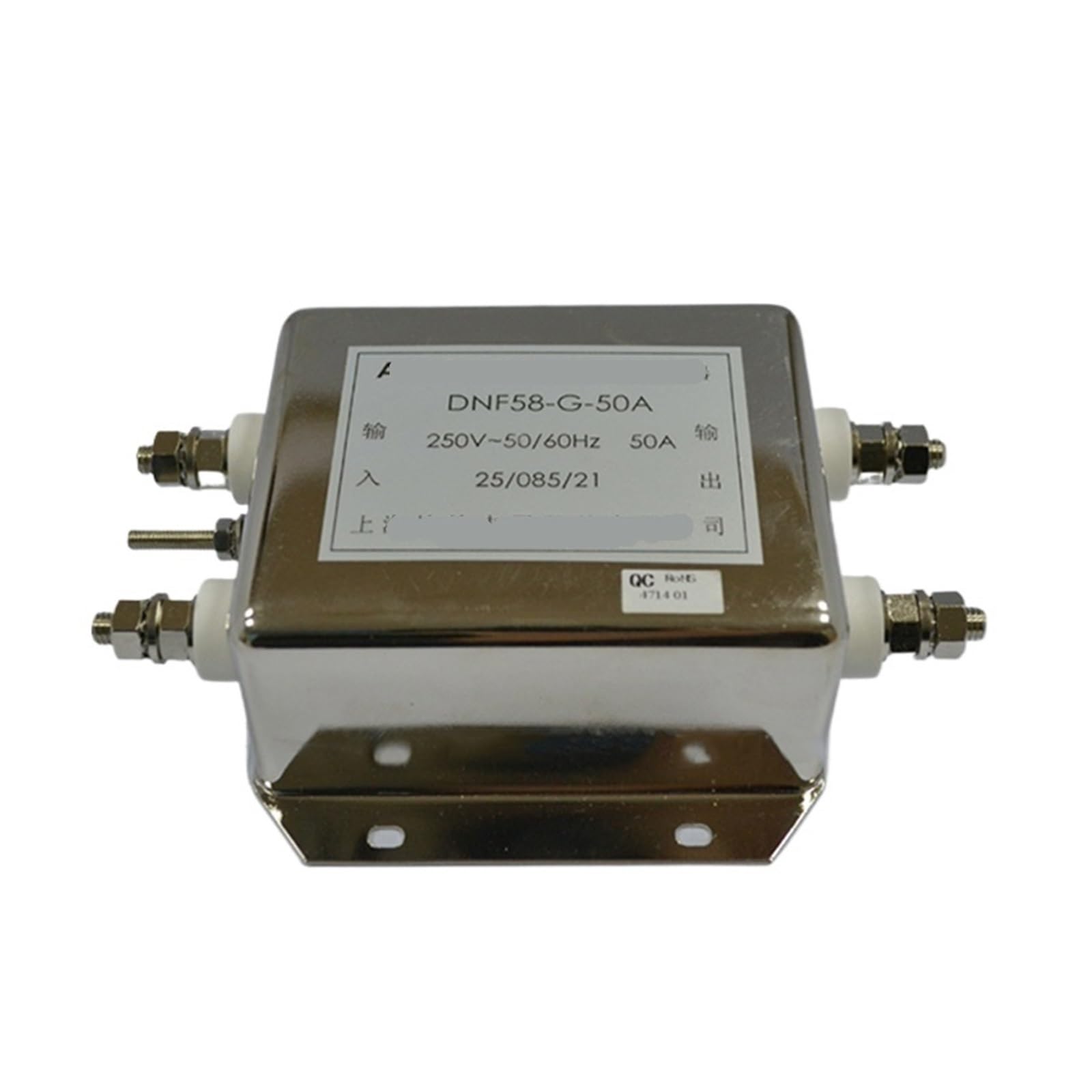 YTMJPQQJI Power Filter F58-G-50A Single Phase 50A Filter 250V 50-60Hz