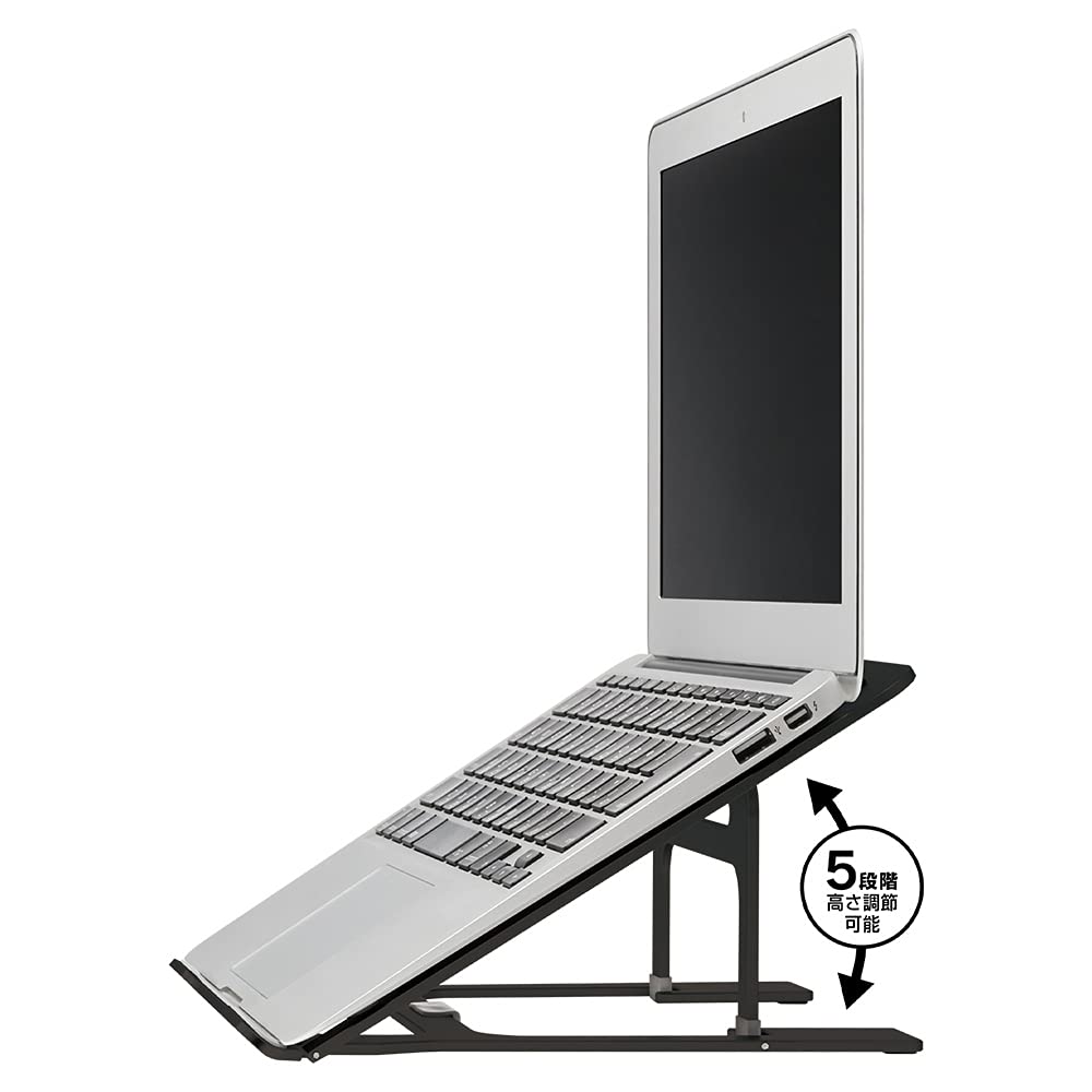 Amazon.co.jp: NS-03-BK(ブラック) ノートパソコン用アルミスタン