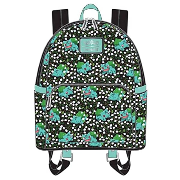 Loungefly Pokemon Bulbasaur All Over Print AOP Womens Double Strap Shoulder Bag Purse
