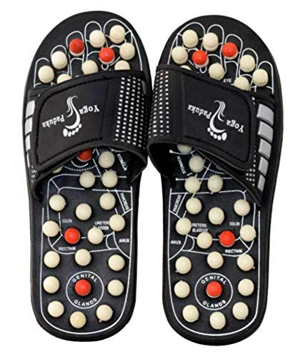 Gnanex Massage Slippers Leg Foot Massager(Free Size) White 2
