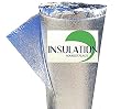 SmartSHIELD -3mm 48"x10Ft Reflective Insulation Roll, Foam Core Radiant Barrier, Thermal Foil Insulation, Commercial Grade