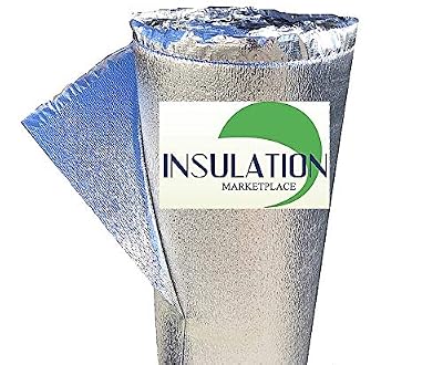 SmartSHIELD -3mm 48"x10Ft Reflective Insulation Roll, Foam Core Radiant Barrier, Thermal Foil Insulation, Commercial Grade