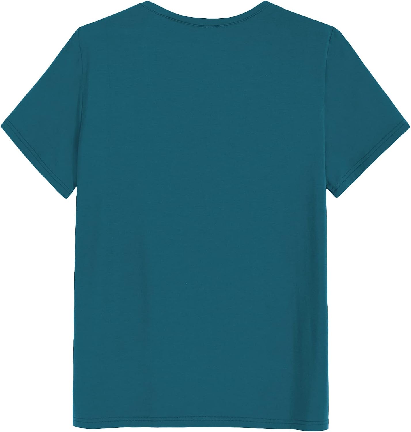 Latuza Women's Bamboo Viscose Sleep T-Shirt V-Neck Pajamas Top at  Women’s Clothing store