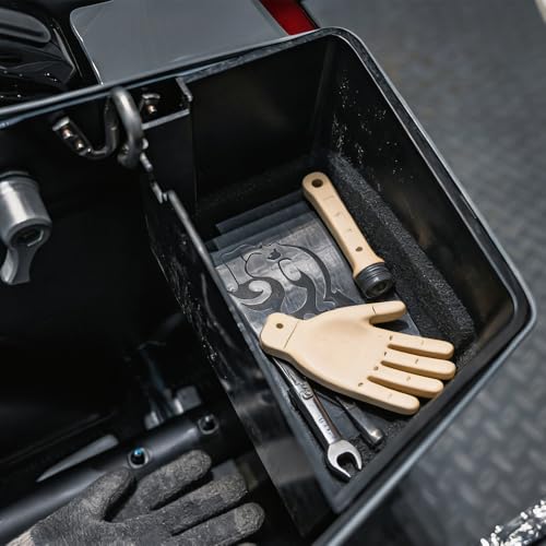 Organizador para alforjas de motocicleta, caja de herramientas de 4 pulgadas de profundidad para Harley CVO Street Glide y Road Glide 2024-2025, estante superior izquierdo y derecho miniatura 4