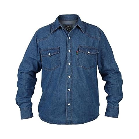 Duke Stonewash Blue Denim Shirt Cover