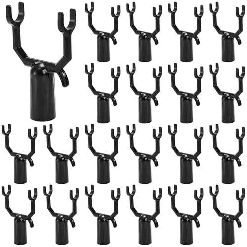 Coloch 20 Pack Metal Tree Branch Support, Y-Shape Tree Crutch Holders Plant Straightening and Leaning Kit Propping Up Branch Spreaders for Fruit Trees, Garden, Fit 0.75 in Round Pole