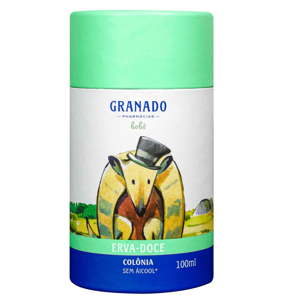 Granado - Linha Bebê - Colonia Erva-Doce Sem Alcool 100 Ml - (Baby Collection - Fennel Eau De Cologne 3.38 Fl Oz)