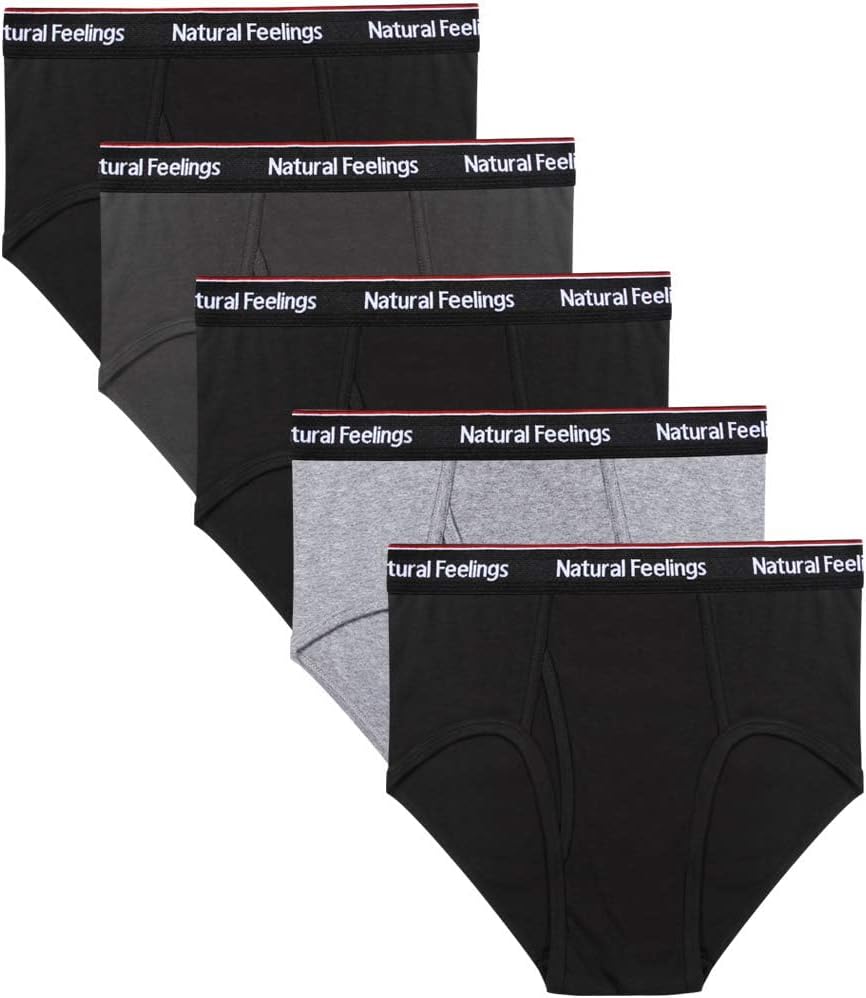 Men's Briefs Underwear Multipack Mens Cotton Full Rise Briefs with Comfort Waistband S M L XL XXL…