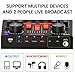 LUVUMVLT Podcast Equipment Bundle for 2, V8K Audio Interface with Cardioid Designer BM800 Mic, Studio Condenser Microphone Perfect for Podcasting, Recording, Singing, Streaming and Gaming