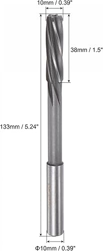 Miniatura 7 de uxcell Escariadores de chucking, 0.315 in H7 4241 de alta velocidad de acero espiral flautas torno máquina escariador fresado cortador