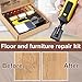 Wood Floor Repair Kit with 11 Colors Repair Wax Blocks, Hardwood Floor Repair Kit, Vinyl Floor Furniture Repair Kit, Restore Any Scratches, Cracks for Wood Floors, Door, Cabinet, Tables