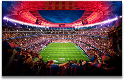Impression sur toile 40x60 cm sans cadre Camp Nou Football HD photo impression mur Art Design affiche maison salon bureau décor