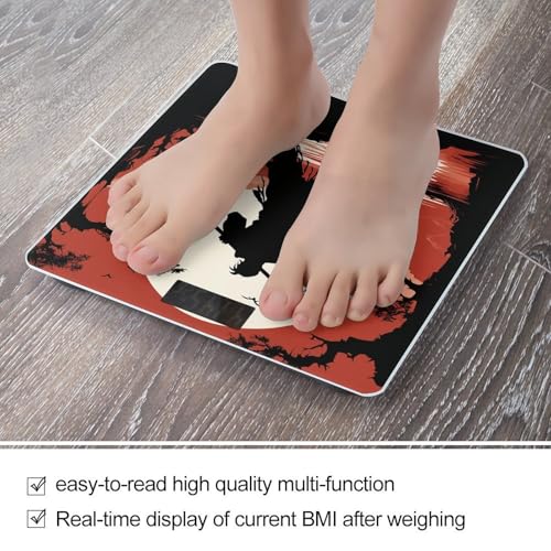 Báscula Digital de Baño BWQJKUO Samurai 400lb LCD miniatura 5