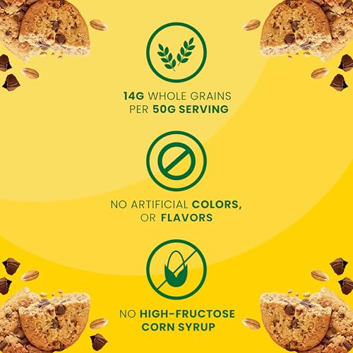 Image of belVita Soft Baked Breakfast Bars, Oats & Chocolate, 6 Boxes of 5 Packs (1 Biscuit Per Pack)