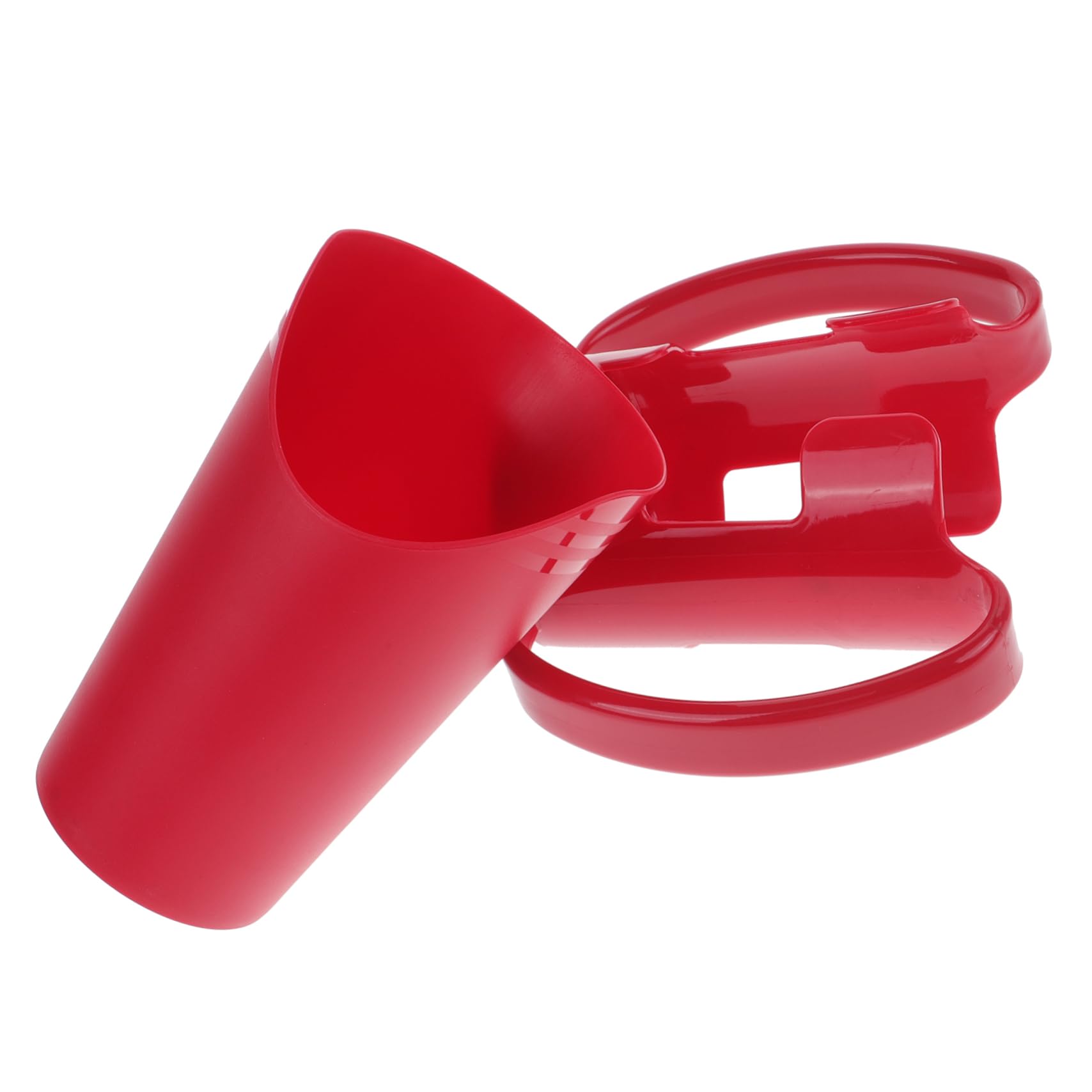 Didiseaon 3 Piezas taza de cuidado de ancianos copas de papel tazas para adultos de agua para adultos café s entrometidas para de alimentación líquida el plastico rojo