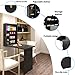 Tangkula Wall Mounted Table, Fold Out Convertible Desk, Multi-Functional Wall Mounted Laptop Desk, Writing Desk Home Office Desk with Large Storage Area (Black)