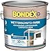 Produktbild Bondex Wetterschutz Farbe Weiß 2,5 L für 23 m² | Extreme Deckkraft | Hervorragende Witterungsbeständigkeit | seidenglänzend | Wetterschutzfarbe | Holzfarbe