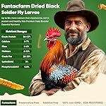 2LB Dried Black Soldier Fly Larvae for Chicken, Dried Mealworms Premium Grade High Protein Chicken Treat for Laying Hens, Wild Birds, Fish, Turtles and Lizard - Image 2