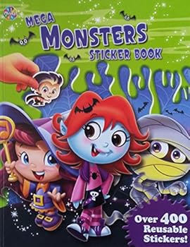 Paperback mega monsters sticker book: over 400 reusable stickers Book